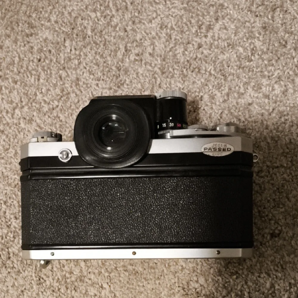 Nikon Classic F 35mm Silver and Black Camera Body